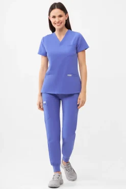 Uniformix Promocje|Komplety-Zestaw medyczny RayOn, bluza 3000 + spodnie 3020, Ceil Blue