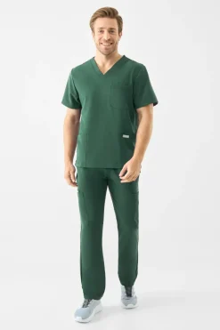 Uniformix Promocje|Komplety-Zestaw medyczny RayOn, bluza 3050 + spodnie 3080, Hunter Green
