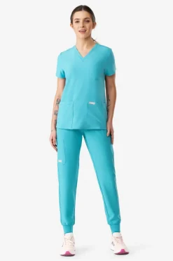 Uniformix Komplety|Promocje-Zestaw medyczny Super Flex, bluza 4000 + spodnie 4020, Teal