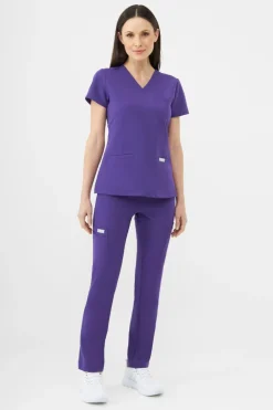 Uniformix Promocje|Komplety-Zestaw medyczny RayOn, bluza 3000 + spodnie 3030, Plum wine