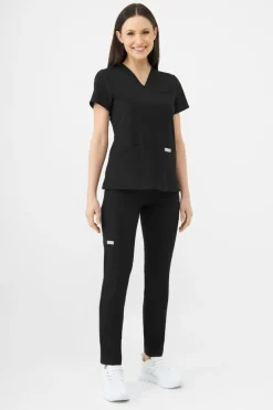 Uniformix Komplety|Promocje-Zestaw medyczny Super Flex, bluza 4000 + spodnie 4030, black