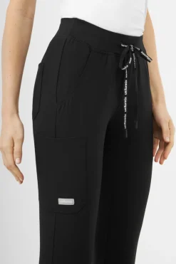 Uniformix Komplety|Promocje-Zestaw medyczny Super Flex, bluza 4000 + spodnie 4030, black
