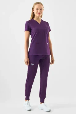 Uniformix Promocje|Komplety-Zestaw medyczny RayOn, bluza 3000 + spodnie 3020, Dark Purple