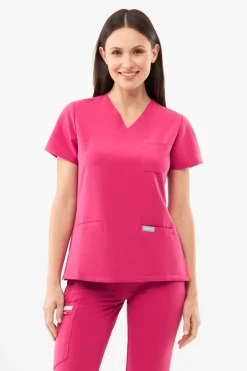 Uniformix Promocje|Komplety-Zestaw medyczny RayOn, bluza 3000 + spodnie 3020, Virtual Pink