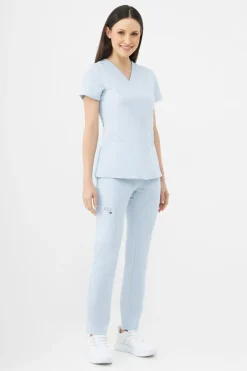 Uniformix Komplety|Promocje-Zestaw medyczny RayOn, bluza 3000 + spodnie 3030, Sky blue