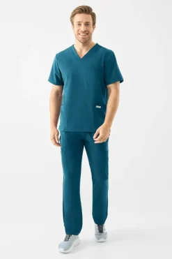 Uniformix Promocje|Komplety-Zestaw medyczny RayOn, bluza 3050 + spodnie 3080, Caraibben blue