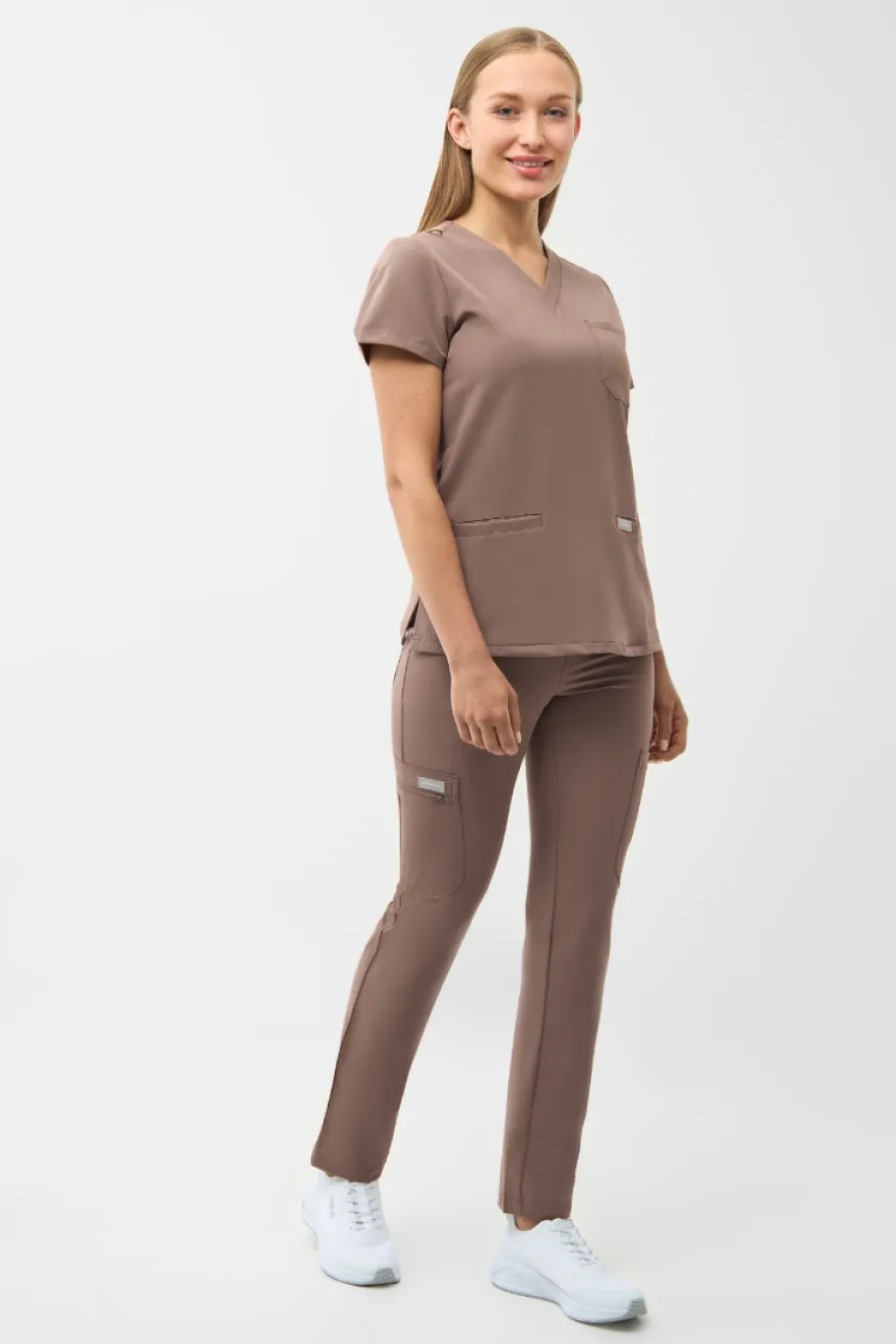 Uniformix Komplety|Promocje-Zestaw medyczny RayOn, bluza 3000 + spodnie 3030, Root Brown