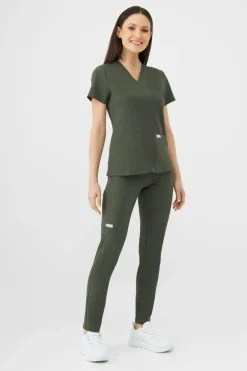 Uniformix Promocje|Komplety-Zestaw medyczny RayOn, bluza 3000 + spodnie 3030, Tea Leaf