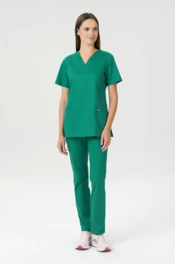 Uniformix Komplety|Promocje-Zestaw medyczny FLEX ZONE bluza FZ1001B + spodnie FZ2049, zielony