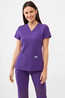 Uniformix Promocje|Komplety-Zestaw medyczny RayOn, bluza 3000 + spodnie 3020, Plum Wine