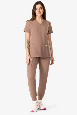 Uniformix Promocje|Komplety-Zestaw medyczny RayOn, bluza 3000 + spodnie 3020, Root Brown