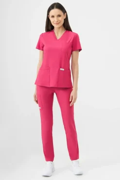 Uniformix Komplety|Promocje-Zestaw medyczny Super Flex, bluza 4000 + spodnie 4030, Virtual Pink