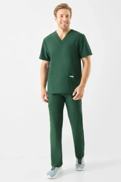 Uniformix Promocje|Komplety-Zestaw medyczny Super Flex, bluza 4050 + spodnie 4080, Hunter green