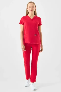 Uniformix Komplety|Promocje-Zestaw medyczny RayOn, bluza 3000 + spodnie 3030, Red