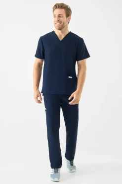 Uniformix Promocje|Komplety-Zestaw medyczny Super Flex, bluza 4050 + spodnie 4080, Navy