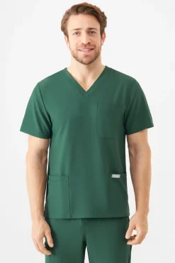 Uniformix Promocje|Komplety-Zestaw medyczny Super Flex, bluza 4050 + spodnie 4070, Hunter green