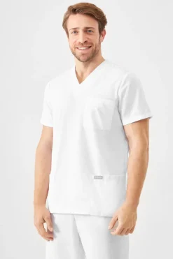Uniformix Komplety|Promocje-Zestaw medyczny uniwersalny TEAM, bluza T1260 + spodnie T1190, White